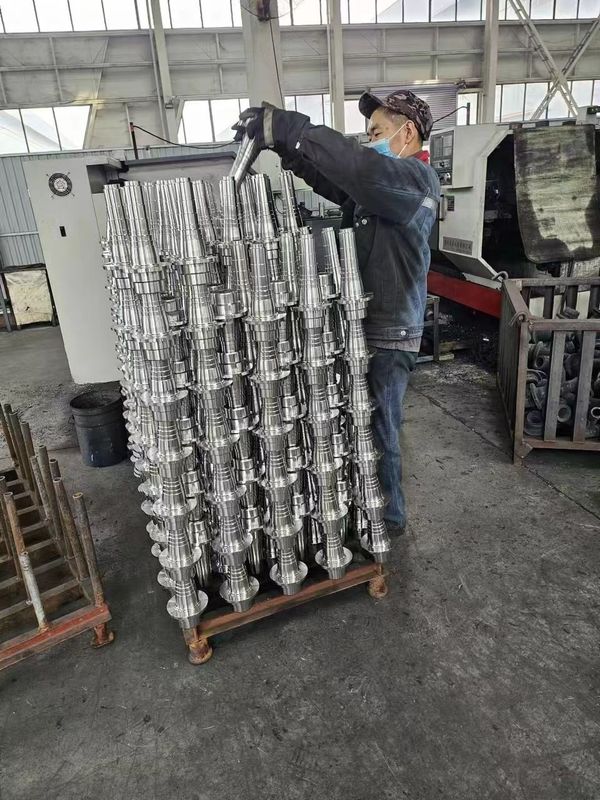 Proceso de forja OEM Precisión de aluminio de aleación de latón de cobre de acero piezas de forja a presión abierta