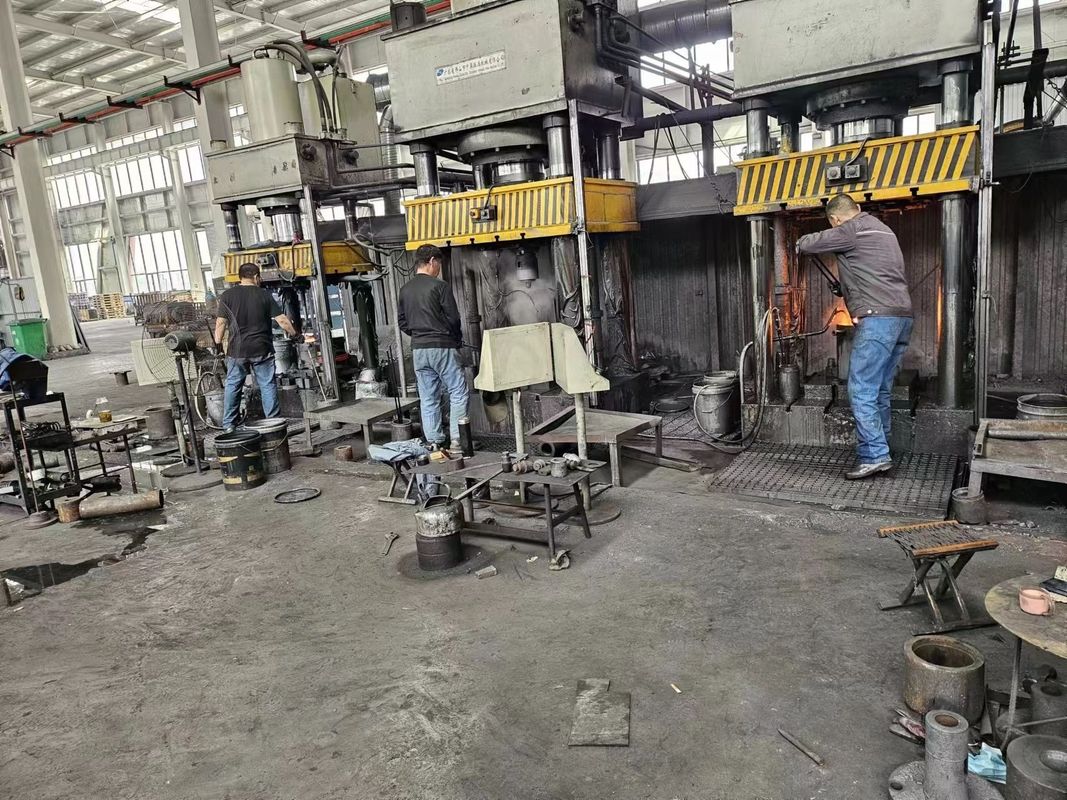 Proceso de forja OEM Precisión de aluminio de aleación de latón de cobre de acero piezas de forja a presión abierta